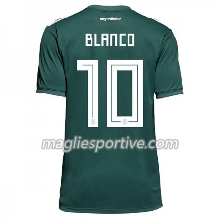Completo Calcio Messico Blanco 10 Divisa Prima Mondiali 2018